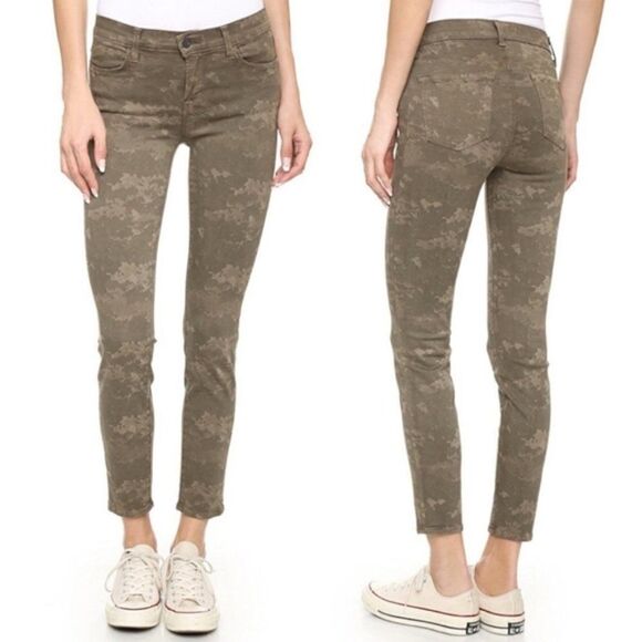 J BRAND | Cropped skinny camo jeans - Picture 1 of 4
